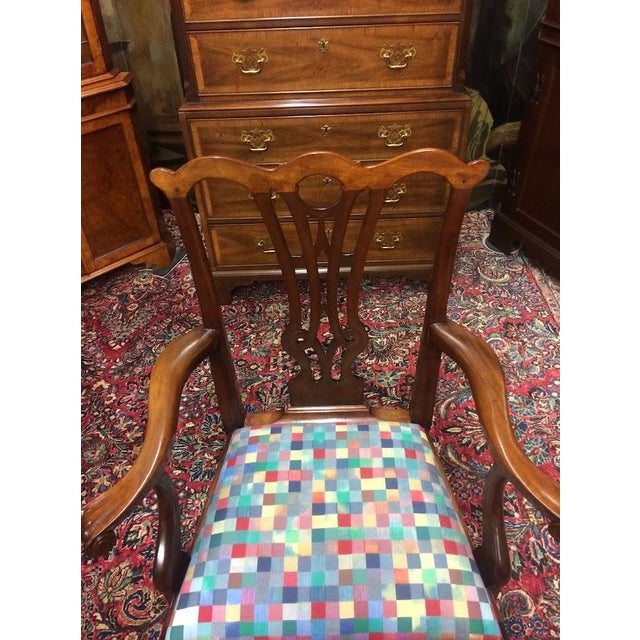 Item: Vintage Mahogany Chair, Chippendale Style. Age & Condition: Circa 1970s. Good condition, with very minor signs of...