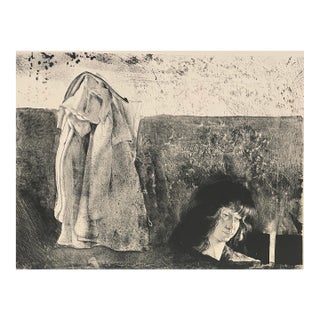 William Patterson Linda and My Coat Etching For Sale