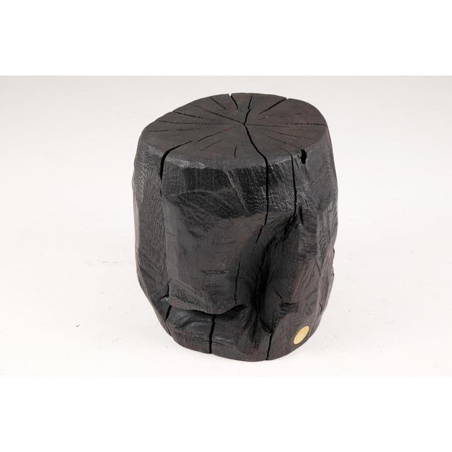 Brutalist Sculptural Stool by Logniture For Sale - Image 15 of 17