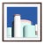 “Miami Beach 14” Giclee Archival Pigment Print 24x24 Framed in Walnut For Sale
