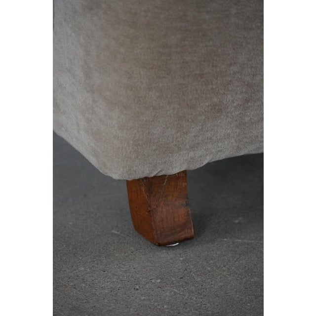 Antique Danish Armchairs in Velvet, 1920s, Set of 2 For Sale - Image 11 of 18