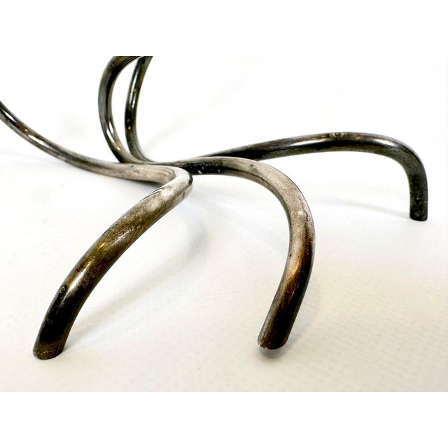 Mid-Century Modern Silver Plated Candlestick by Carl Christensen, 1960s For Sale - Image 6 of 10