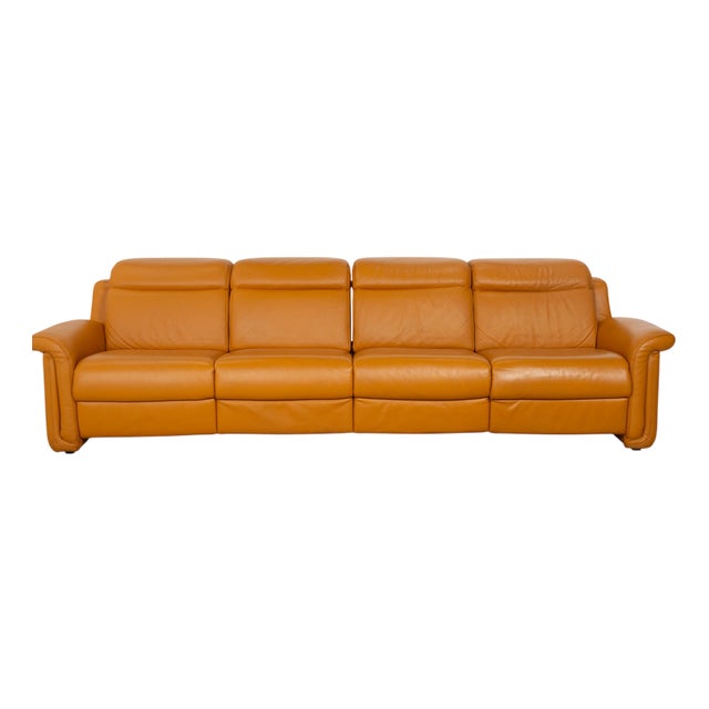 Model 9703 4-Seater Sofa in Leather from Himolla For Sale