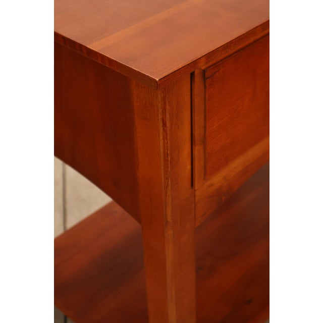 Thomasville 'Impressions' Mission Style Pair of Cherry Nightstands For Sale - Image 12 of 18