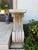1990s Solid Stone Architectural Pedestal Console Garden Base For Sale - Image 4 of 7