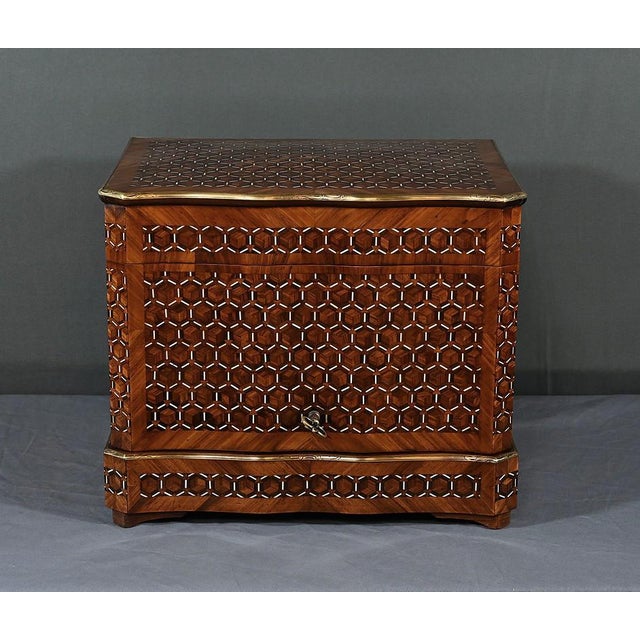 Mid-19th Century Napoleon III Marquetry Liqueur Cellar For Sale - Image 4 of 18