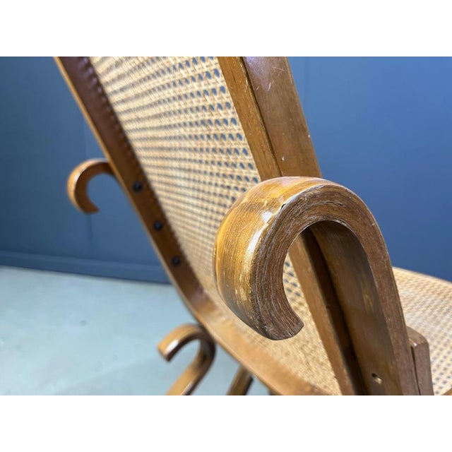 Wood Vintage Thonet Rocking Chairs, 1960s For Sale - Image 7 of 13