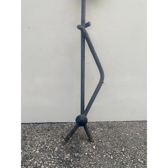 1950s Brutalist Style Metal Sculpture of Crucifixión Figure For Sale - Image 4 of 12