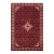 Shabby Chic Persian Tabriz Red/Beige Wool Rug - 7'0'' X 9'8'' For Sale
