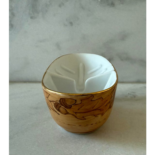 Ceramic Vintage Hand Painted Porcelain Shaving Mug For Sale - Image 7 of 9