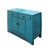 2000 - 2009 Chinese Distressed Rustic Bright Turquoise Blue Foyer Console Table Cabinet For Sale - Image 5 of 8