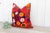 Indian Gulmarg Large Vintage Suzani Pillow For Sale - Image 3 of 9