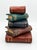 Miniature faux stack of books. Cute decorative accessory or paperweight.