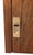 1970s Campaign Vintage Henredon Lighted Oak Corner Display Cabinet With Glass Door For Sale - Image 10 of 12