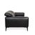 Zurich 2-Seater Sofa in Black Leather from BoConcept For Sale - Image 13 of 16