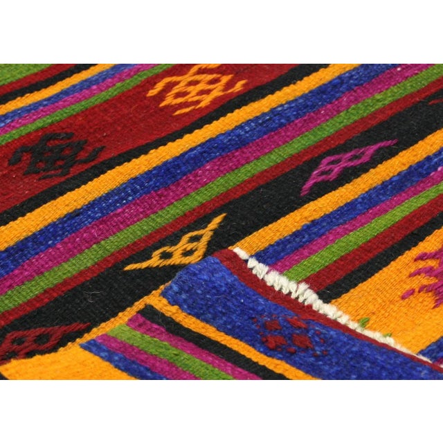 1960s Turkish Kilim Runner For Sale - Image 4 of 7