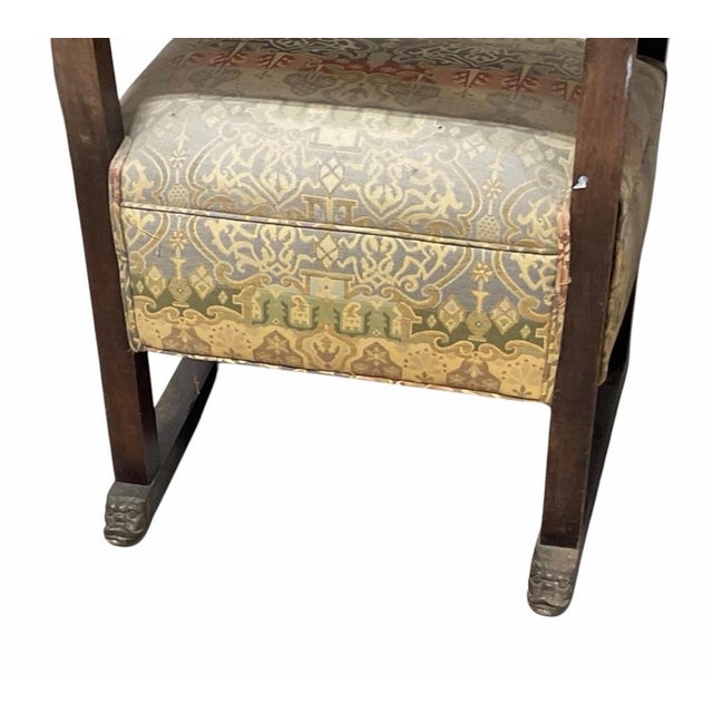 Pair of 19th Century Italian Renaissance Revival Walnut Armchairs For Sale - Image 12 of 12