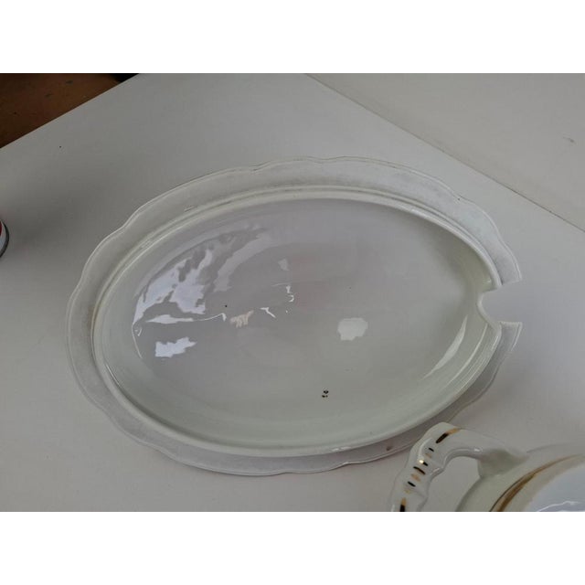 Art Deco Porcelain Soup Tureen by Duchcov Eduard Eichler, Czechoslovak, 1930s For Sale - Image 12 of 18