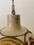 Mid-Century Modern Vintage Danish Ceramic Pendant Lamp, Rustic Mid-Century Design With Perforated Pattern For Sale - Image 3 of 16