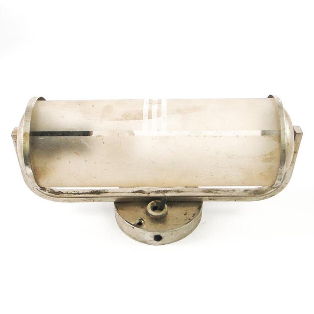 Art Deco Wall Lamp from Napako, Former Czechoslovakia, 1950s For Sale - Image 12 of 14