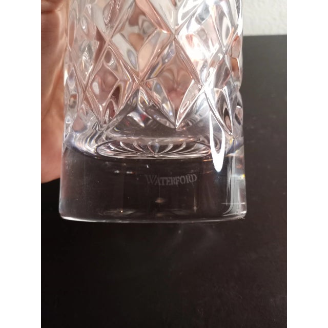 Contemporary Waterford Cut Crystal Vase For Sale - Image 3 of 8