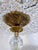 Metal Vintage 1950s Italian Brass Basket Chandelier For Sale - Image 7 of 10