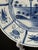 18th Century Blue and White Faience Charger in the style of Delft Kraak, Netherlands For Sale - Image 6 of 13