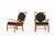 Set of Vintage Armchairs in Oak and Terry Fabric, 1950 For Sale - Image 14 of 14