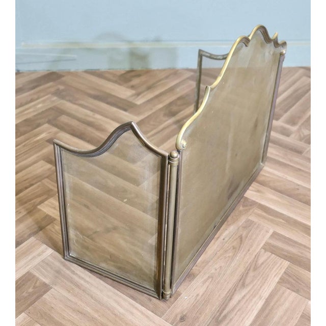 French Brass Fold Fire Guard, 1900s For Sale - Image 6 of 8
