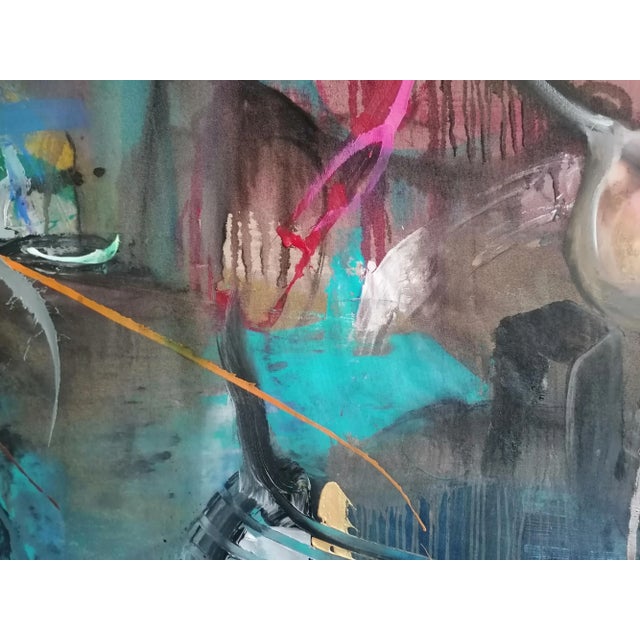 Early 21st Century Stefano Mazzolini, Donbass, 2022, Acrylic & Oil on Canvas For Sale - Image 5 of 12