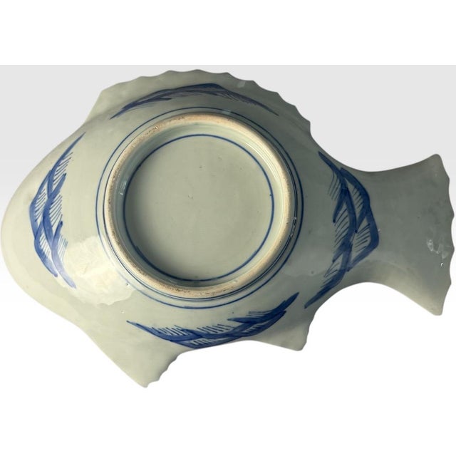 Antique Japanese Meiji Period Imari Porcelain Sea Bream Fish Platter An exceptional example of late nineteenth-century...