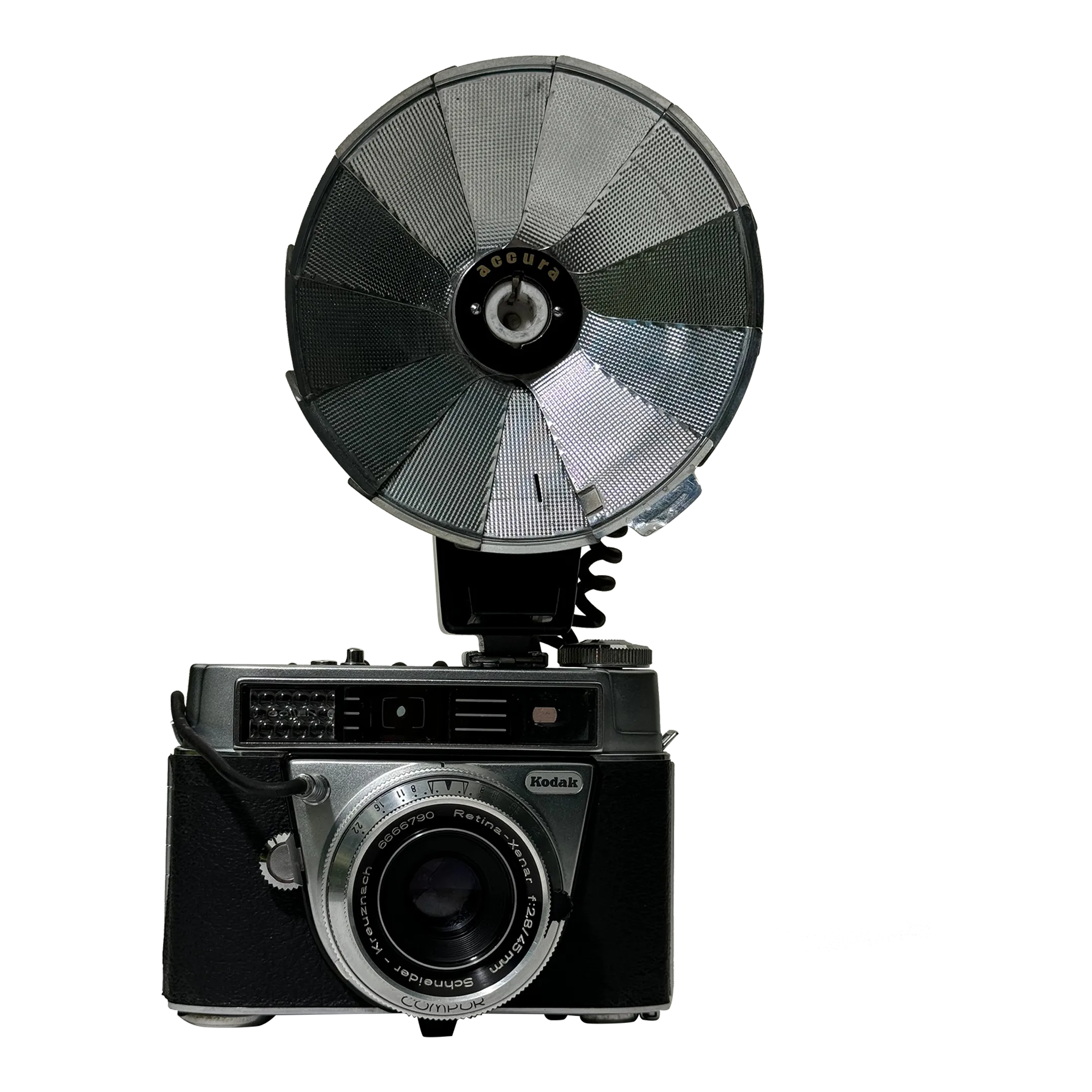 Vintage Kodak Retina Automatic III With Accura Flash | Chairish