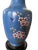 Bunny Williams Home Antique 19th Century Chinese Cloisonné Vase Lamp With Cherry Blossoms & Swallows on Cobalt Blue Ground, 18" For Sale - Image 4 of 15