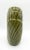 Vintage Boho Chic Green Ceramic Leaf Vase For Sale In Houston - Image 6 of 9