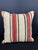 Turkish Hemp Pillow Cushion Natural Beige Red Pillow Cushion Cover 20x20 For Sale - Image 4 of 4