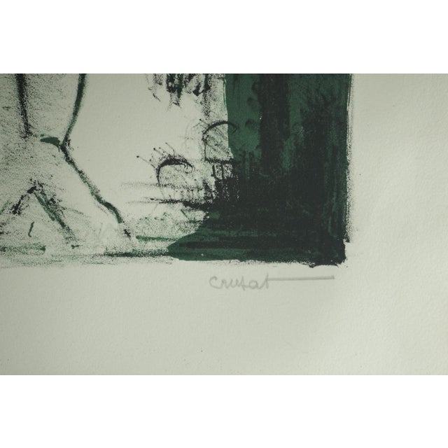 Roger Crusat, Nu à la serviette, Lithograph For Sale - Image 6 of 7