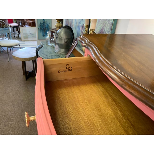 Wood 20th Century Drexel Painted Tall Chest For Sale - Image 7 of 10