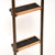 Black Antique Victorian Brass Library Steps Ladder, 1890s For Sale - Image 8 of 11