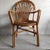 Gold Vintage Bamboo Chair with Arms For Sale - Image 8 of 8
