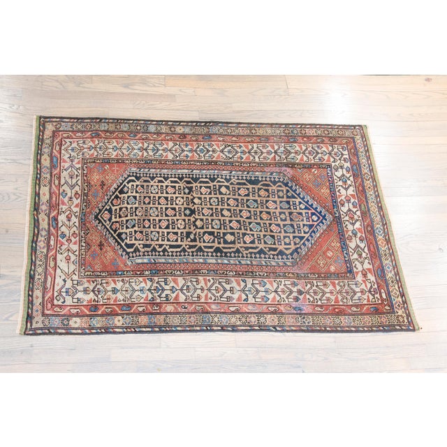 Early 20th Century Persian Khamseh Rug For Sale - Image 16 of 16