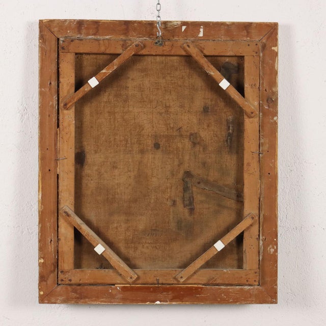 French School Artist, Genre Scene, Oil on Canvas, 19th Century For Sale - Image 10 of 12