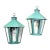 Hand-Crafted Vintage Solid Brass Hexagonal Hanging Lanterns, Usa For Sale