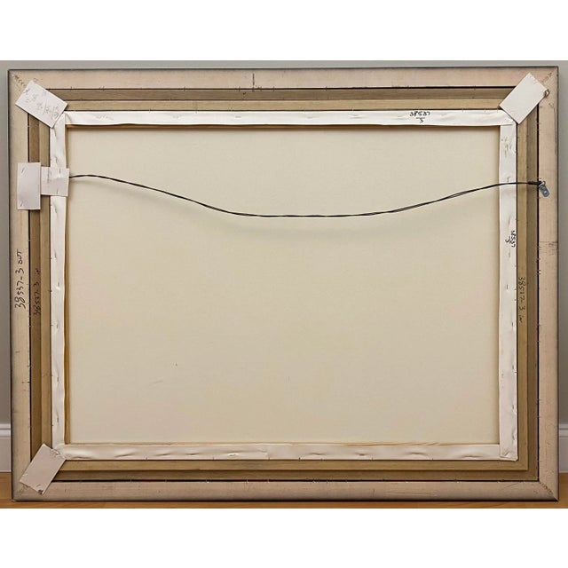 Contemporary Large Contemporary Hand Embellished Color Giclee on Canvas Signed Fabrice For Sale - Image 3 of 9