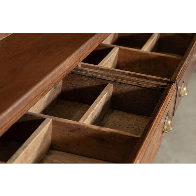 English Oak Housekeeper's Cabinet, 1900s For Sale - Image 11 of 13