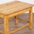 Brown Rustic 20th Century Short Pine Side Table For Sale - Image 8 of 11