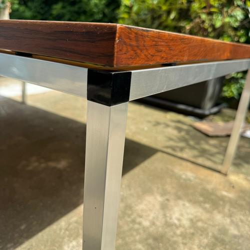 Mid-Century Optical Red Ceramic Coffee Table, Denmark, 1960s For Sale - Image 6 of 9