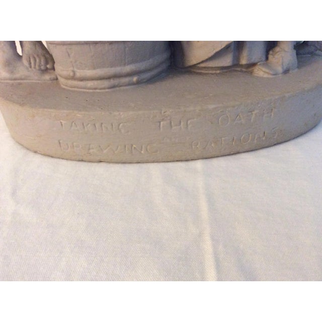 Late 19th Century Figurative Family Plaster Sculpture For Sale - Image 6 of 13