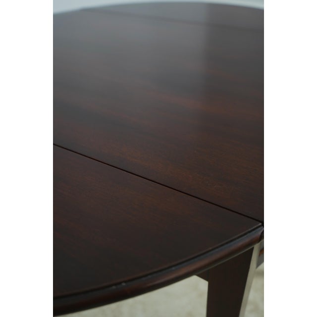 Henkel Harris Mahogany Dropleaf Pembroke Table For Sale - Image 11 of 18
