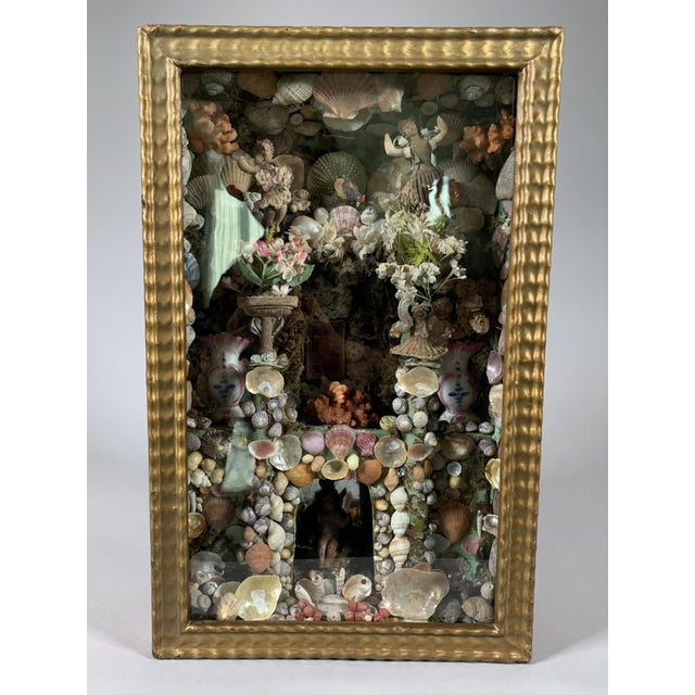 Beige Diorama of a Nativity Scene Under Glass, 1700s For Sale - Image 8 of 8