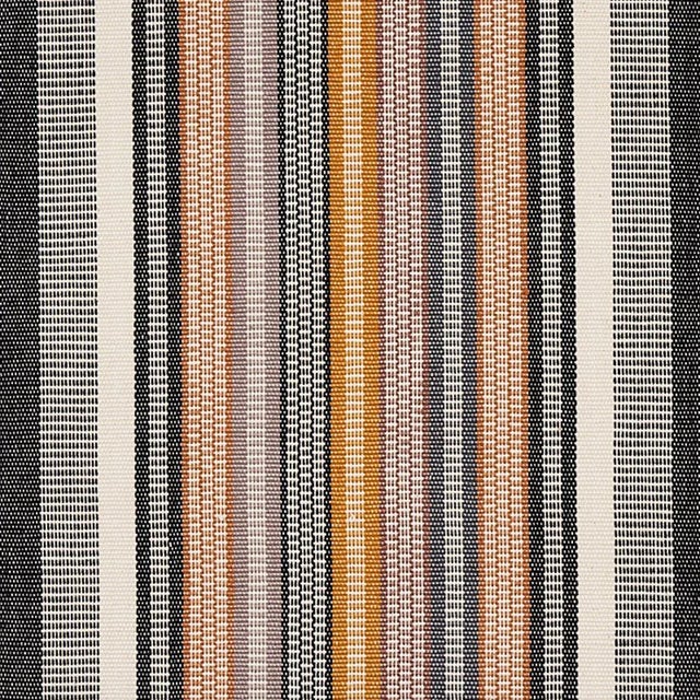 Traditional Sample - Schumacher X A Rum Fellow Ripple Stripe Fabric in Rockpool For Sale - Image 3 of 4